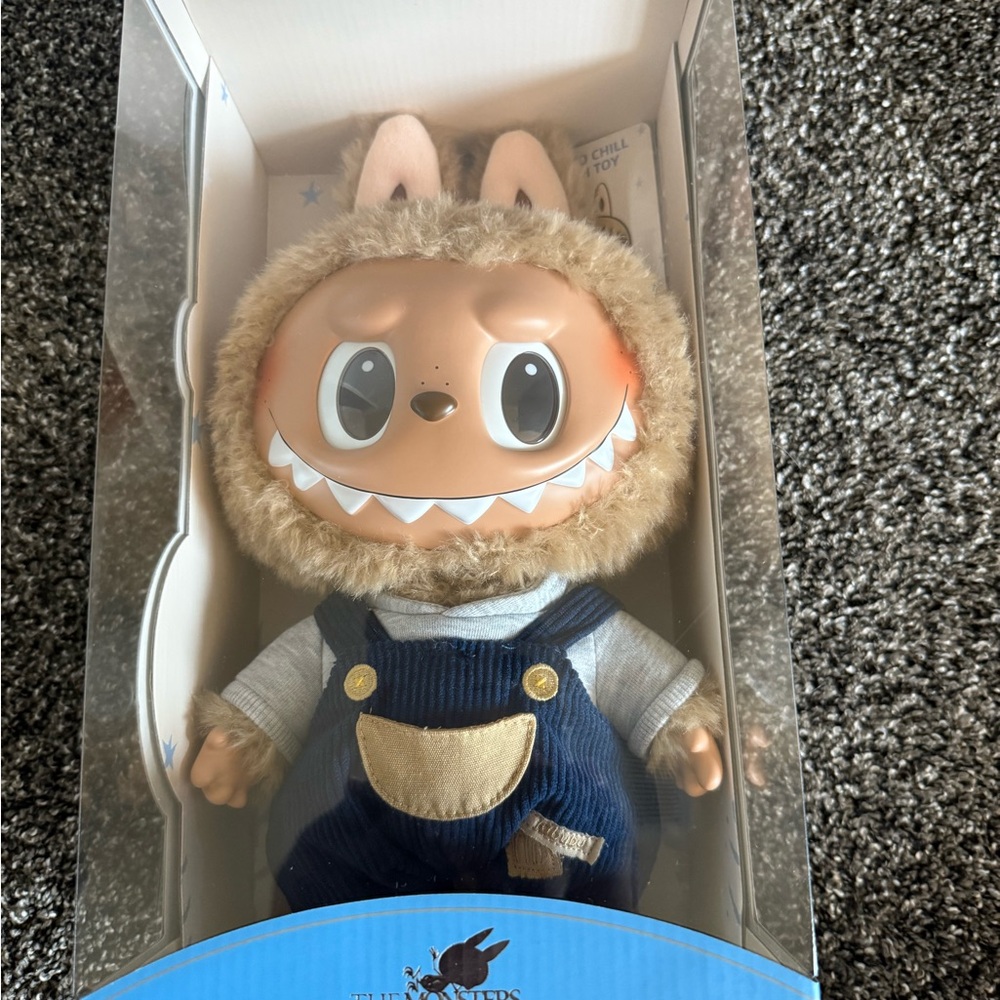 Cute Plush Toy with Overalls